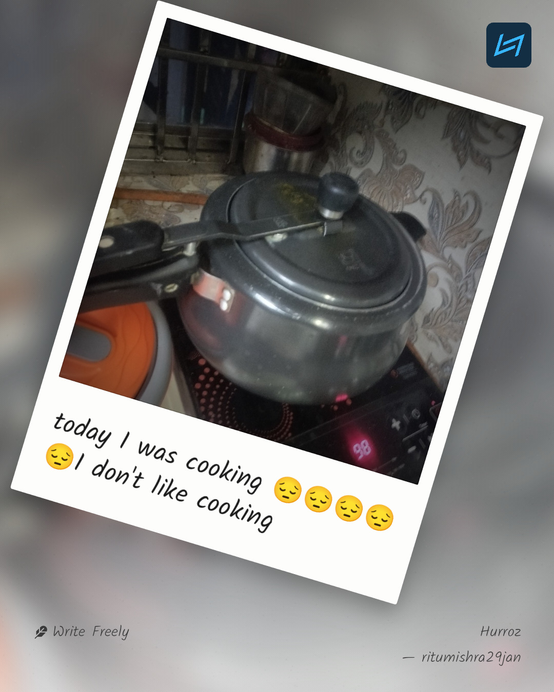 today I was cooking 😔😔😔😔😔I don't like cooking