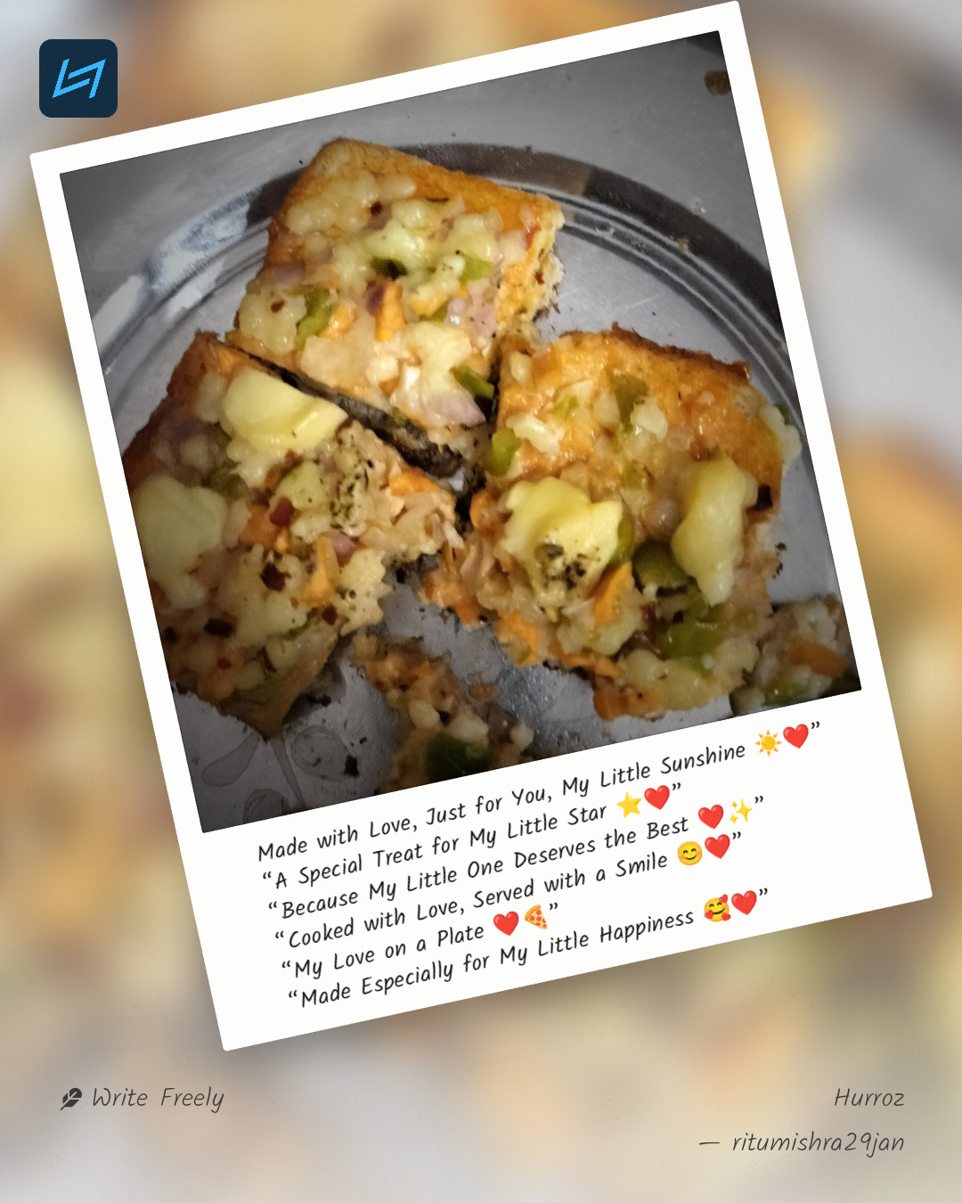 Made with Love, Just for You, My Little Sunshine ☀️❤️” “A Special Treat for My Little Star ⭐❤️” “Because My Little One Deserves the Best…