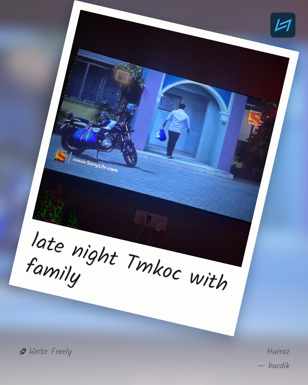 late night Tmkoc with family