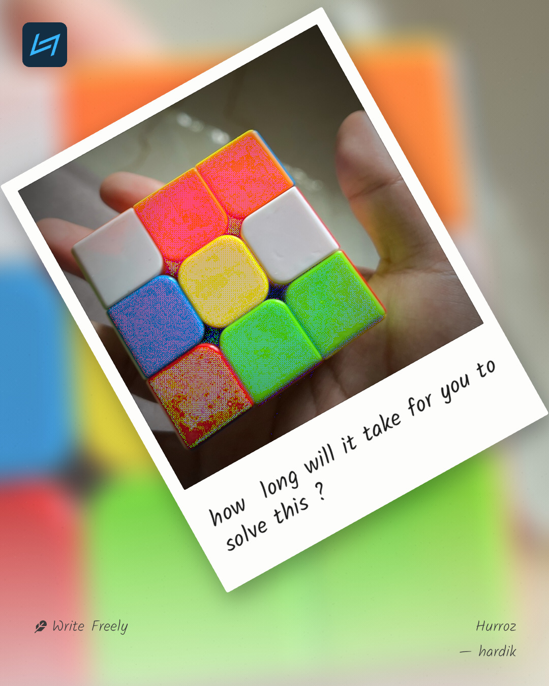 how long will it take for you to solve this ?