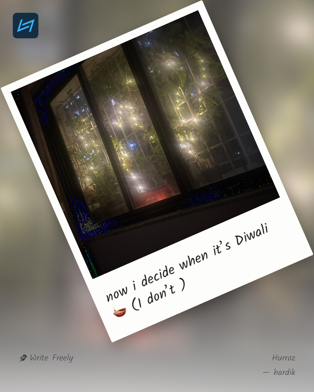 now i decide when it’s Diwali 🪔 (I don’t )