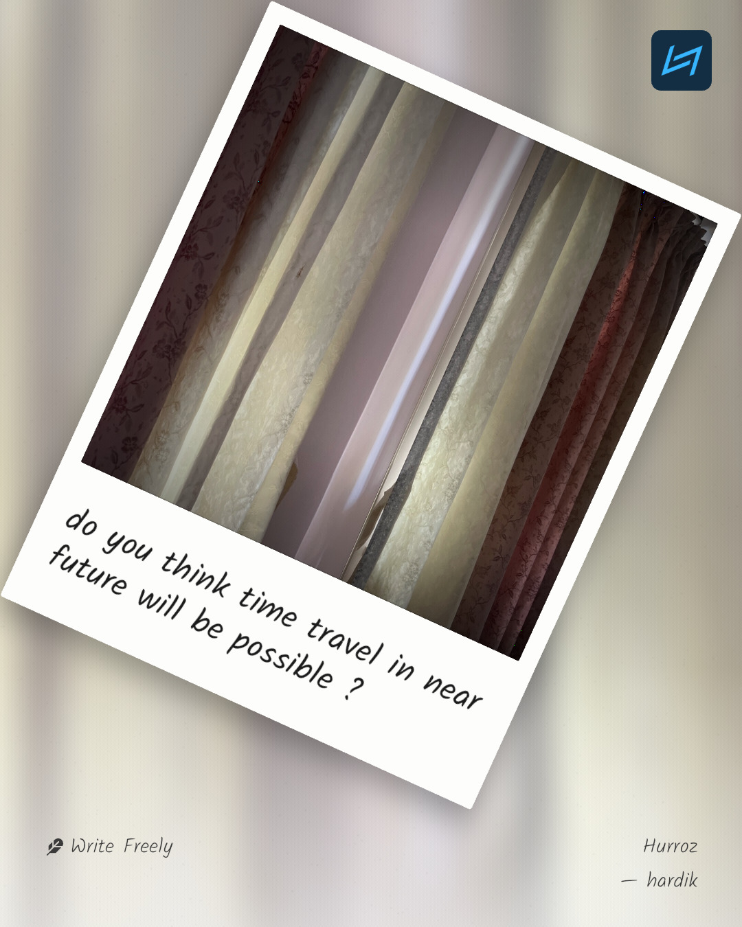 do you think time travel in near future will be possible ?