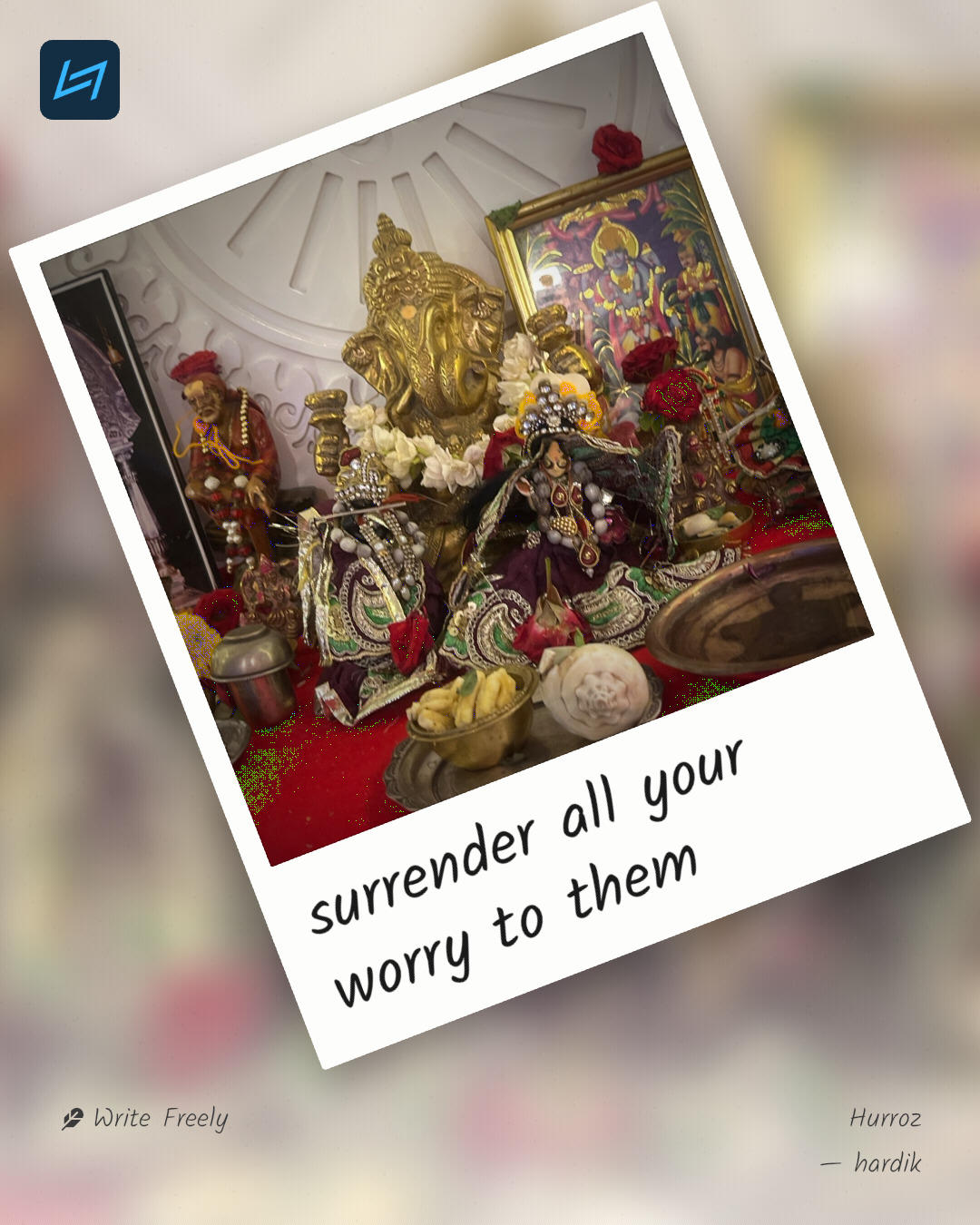 surrender all your worry to them