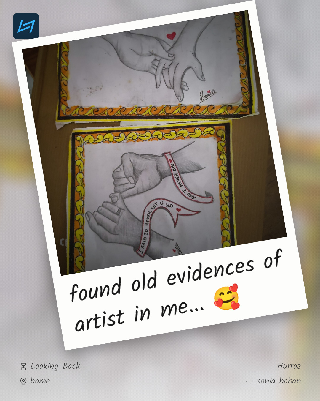 found old evidences of artist in me... 🥰