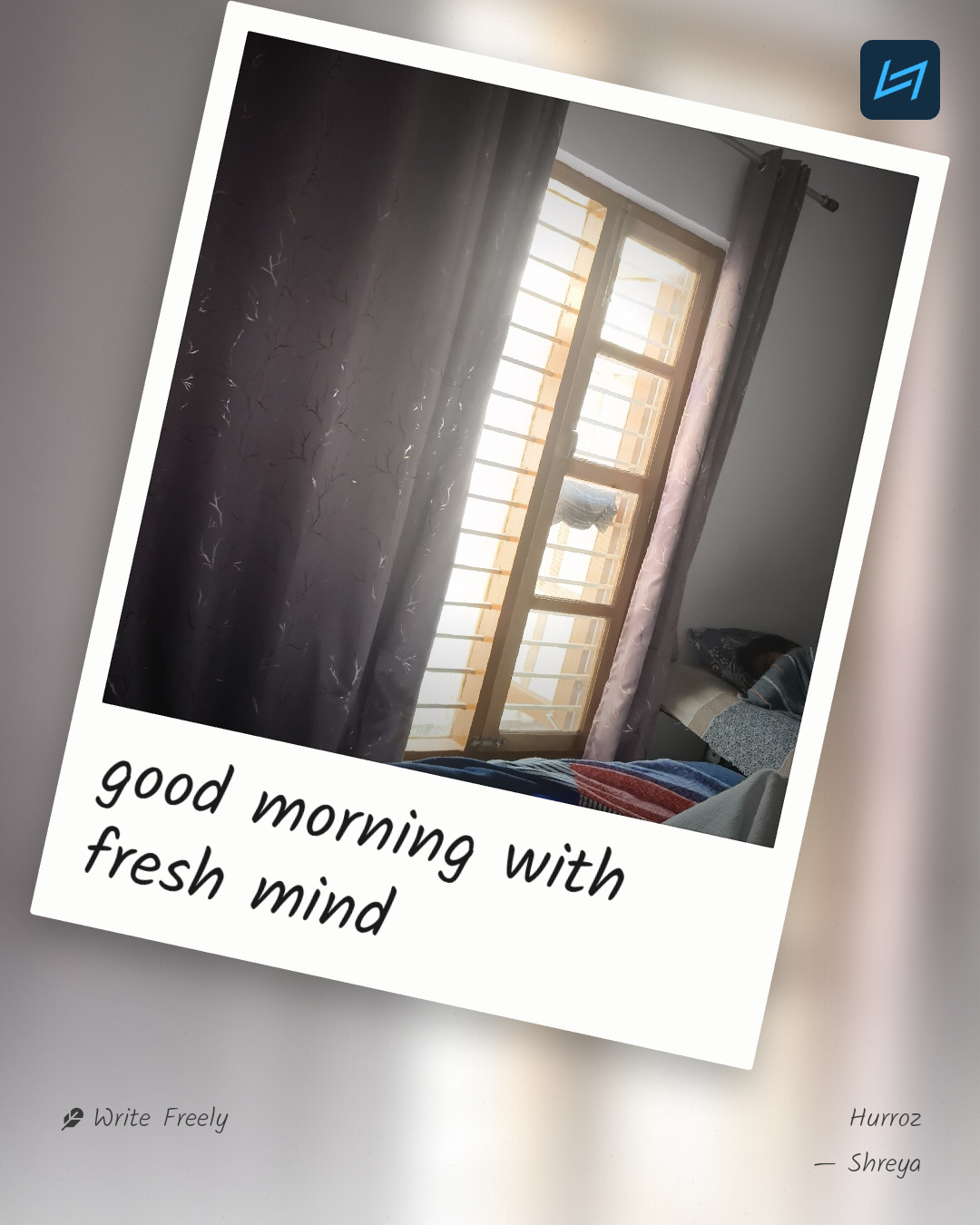 good morning with fresh mind