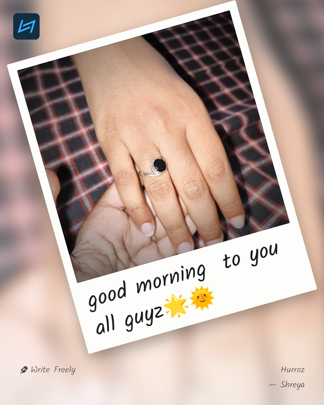 good morning to you all guyz🌟🌞