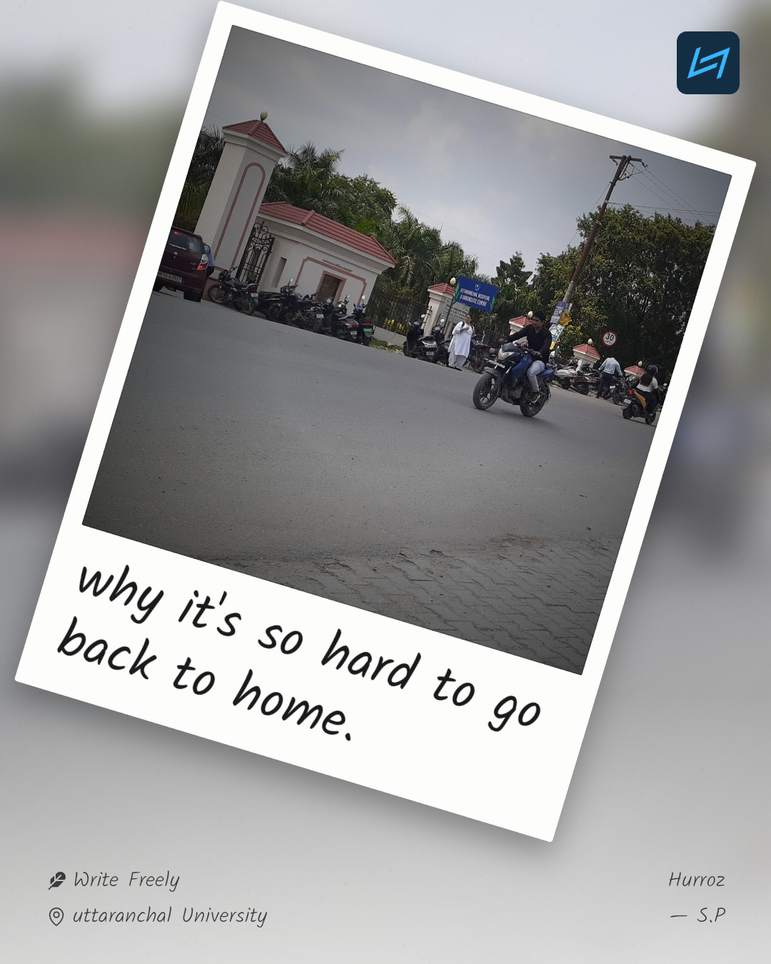 why it's so hard to go back to home.