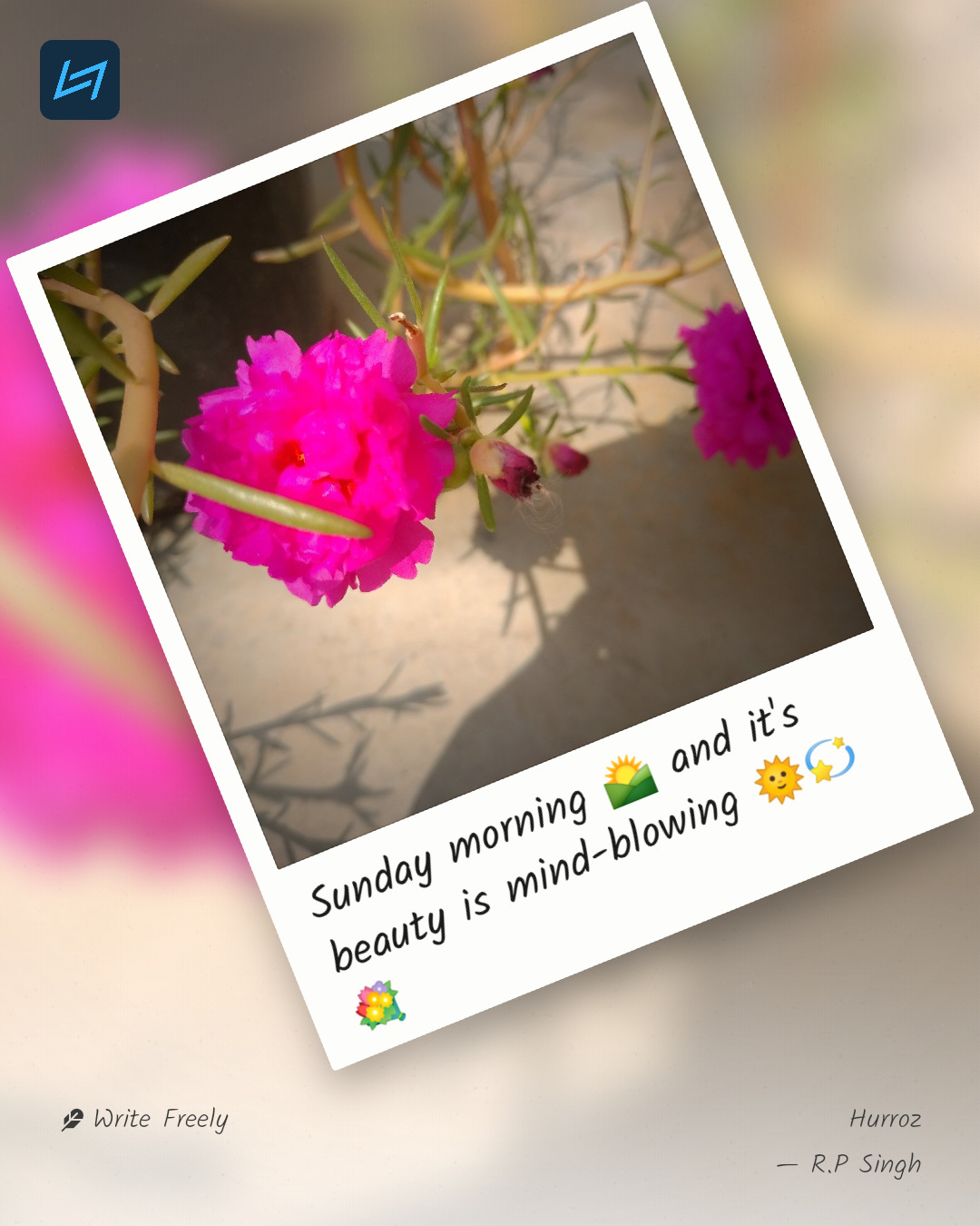 Sunday morning 🌄 and it's beauty is mind-blowing 🌞💫💐