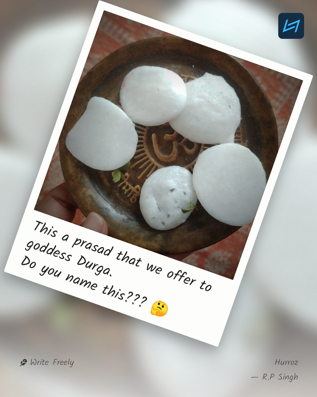 This a prasad that we offer to goddess Durga. Do you name this??? π€