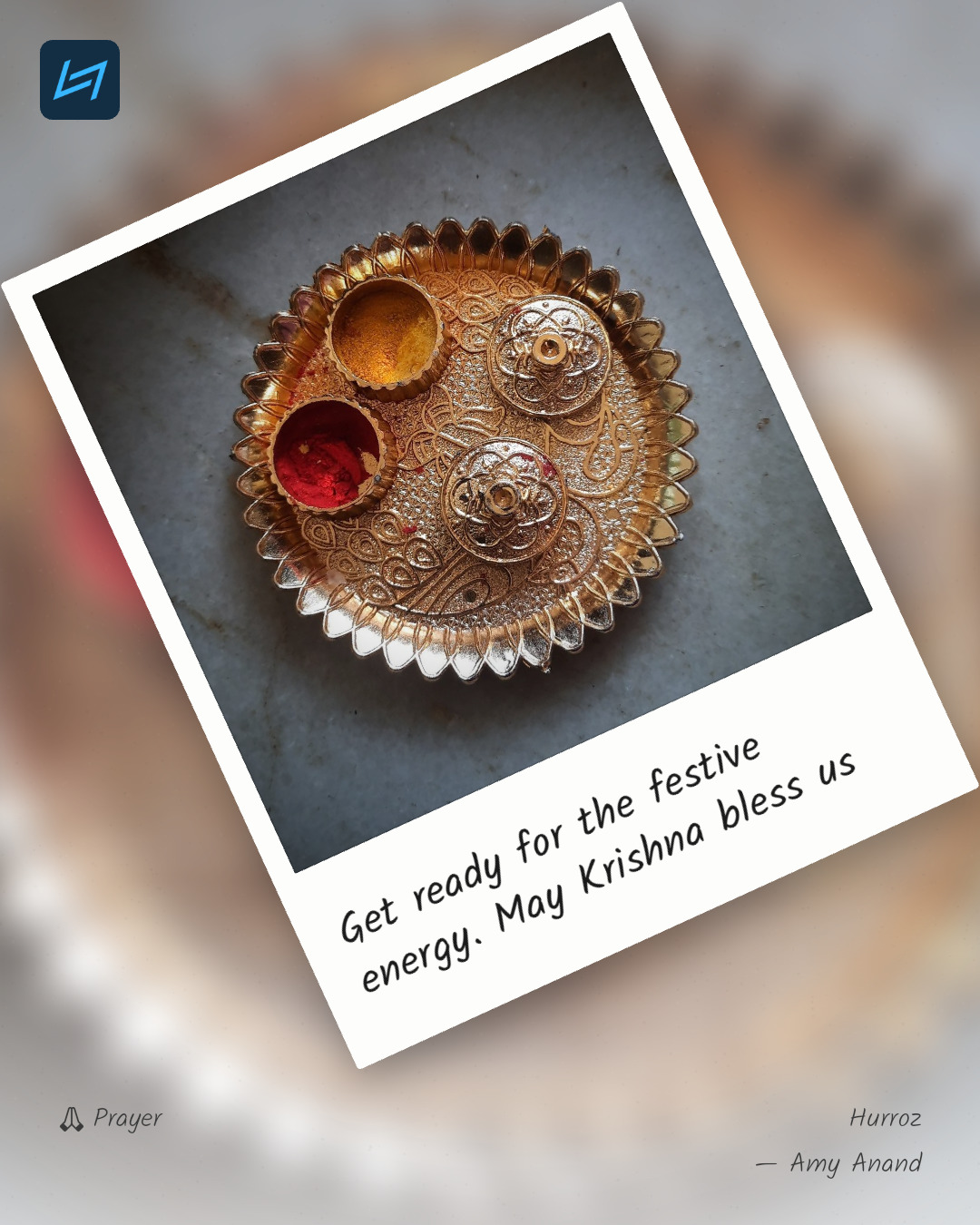 Get ready for the festive energy. May Krishna bless us