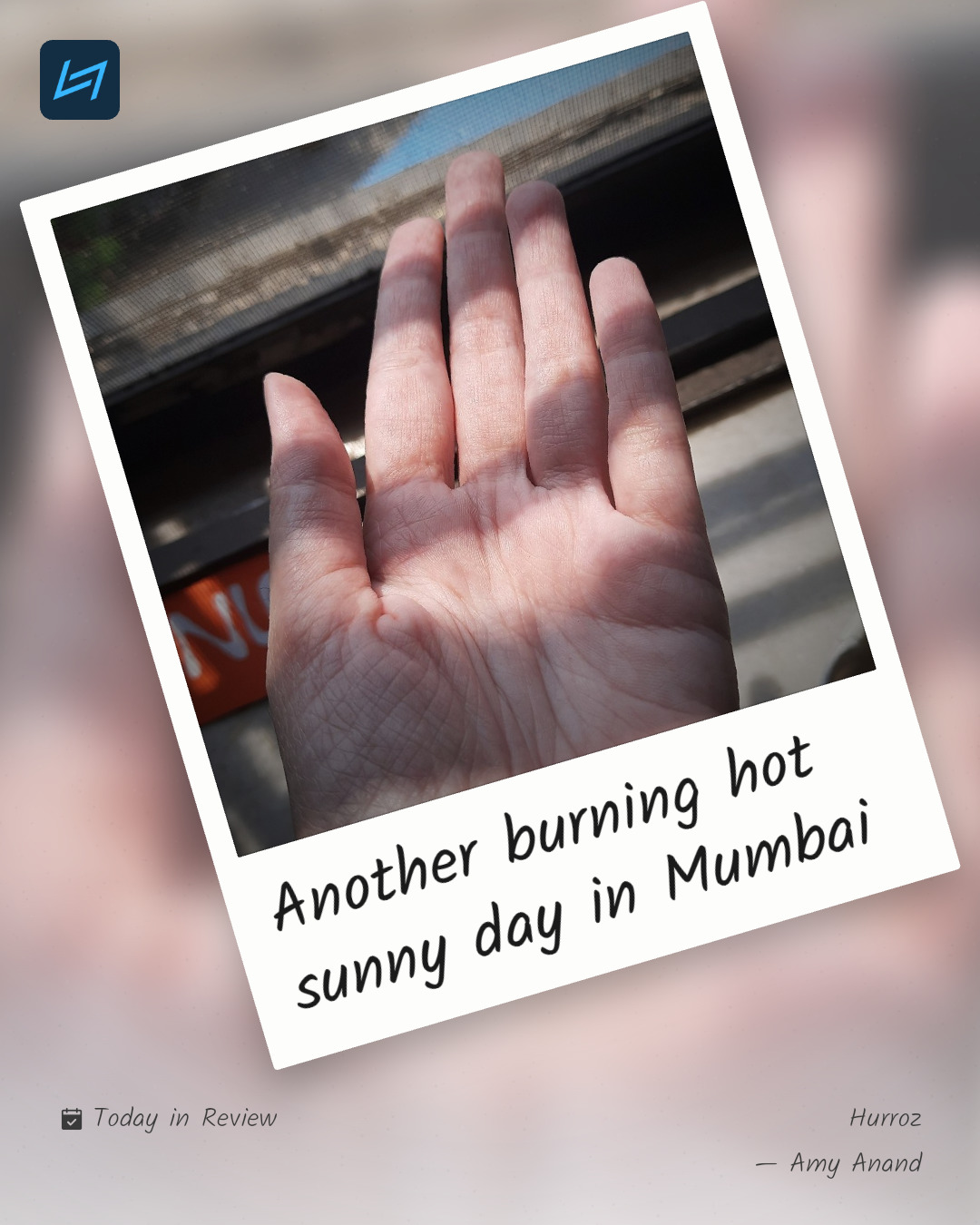 Another burning hot sunny day in Mumbai