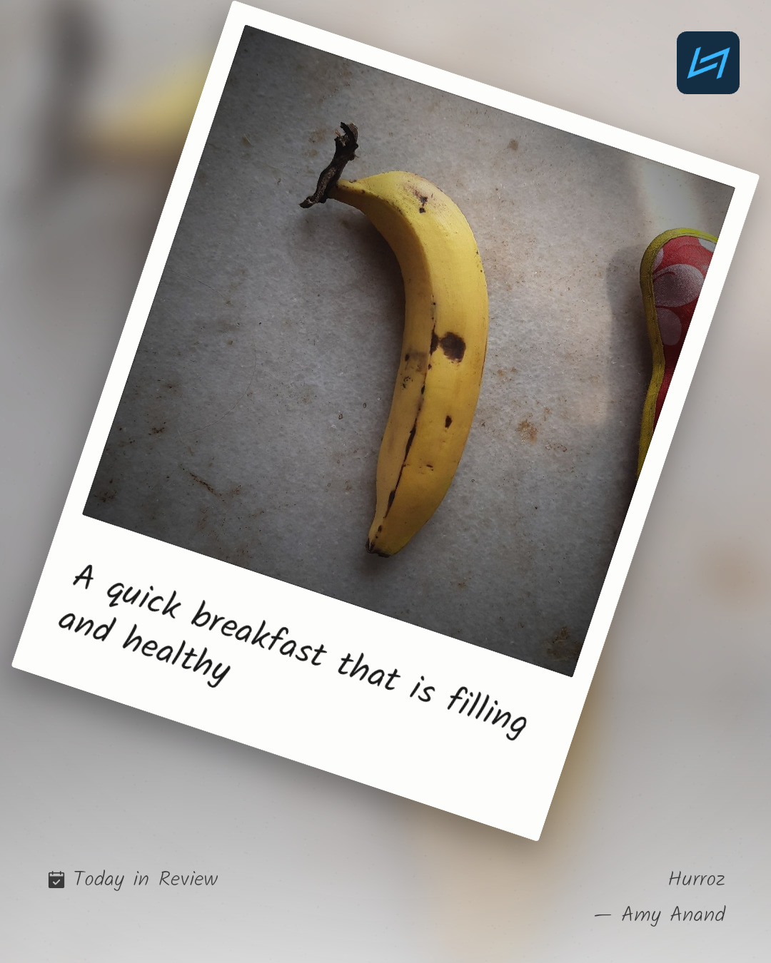 A quick breakfast that is filling and healthy