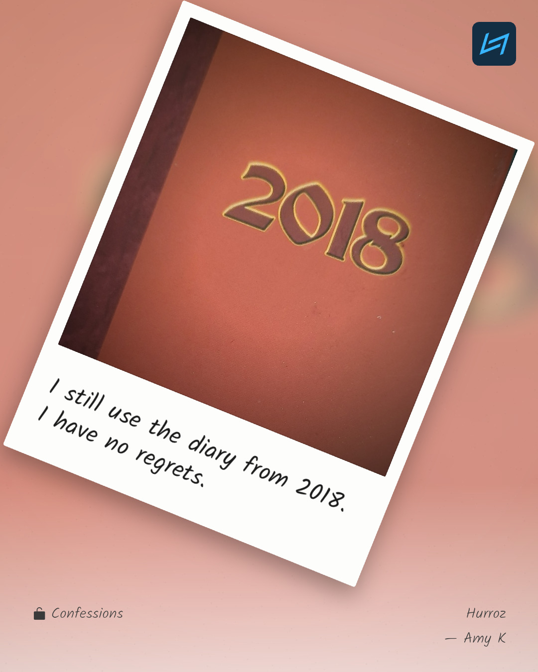 I still use the diary from 2018. I have no regrets.