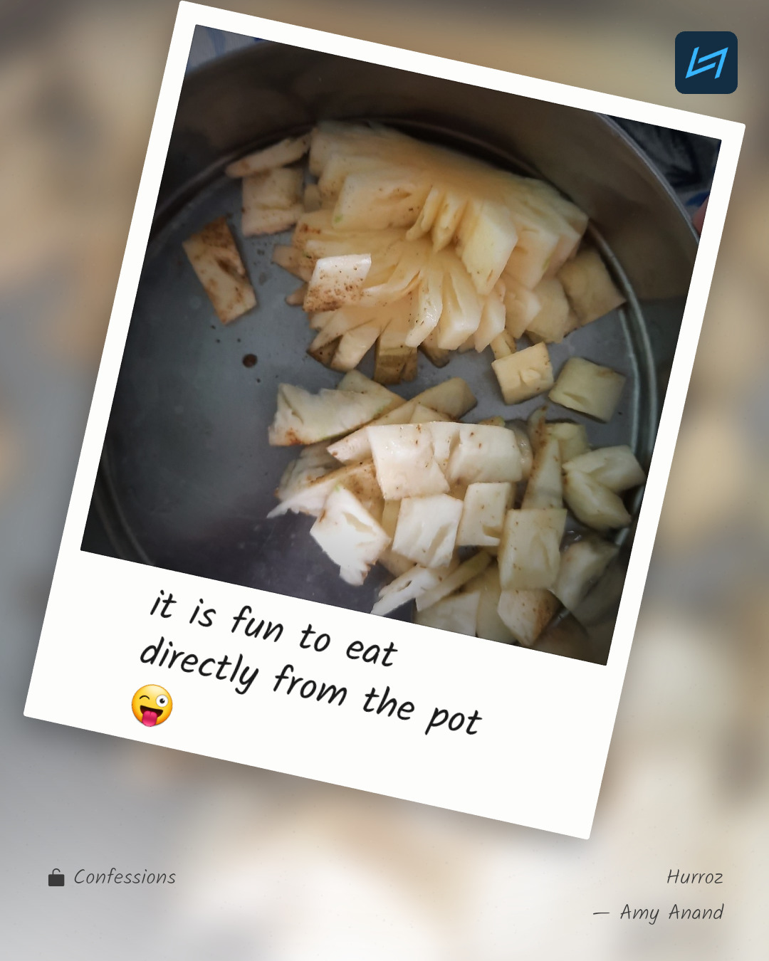 it is fun to eat directly from the pot 😜