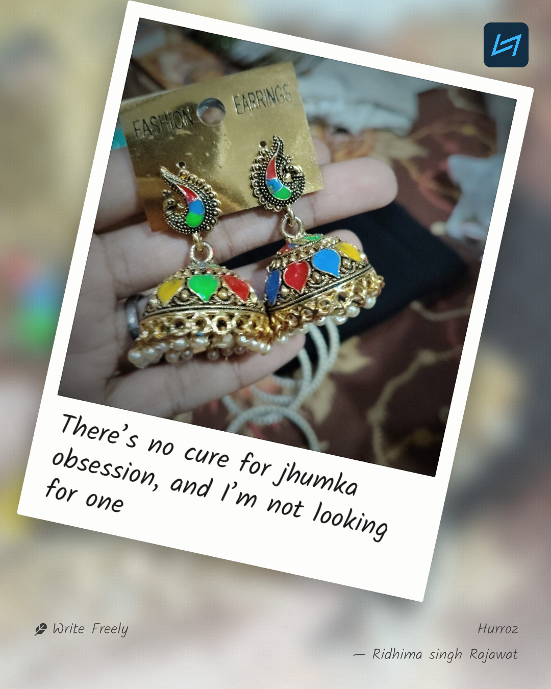There’s no cure for jhumka obsession, and I’m not looking for one