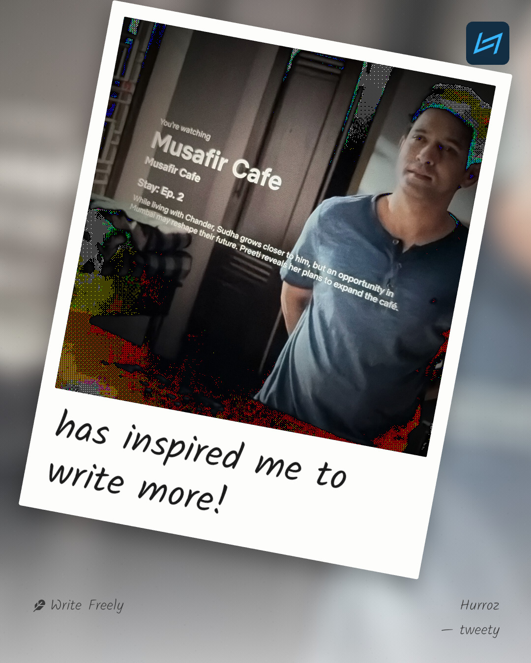 has inspired me to write more!