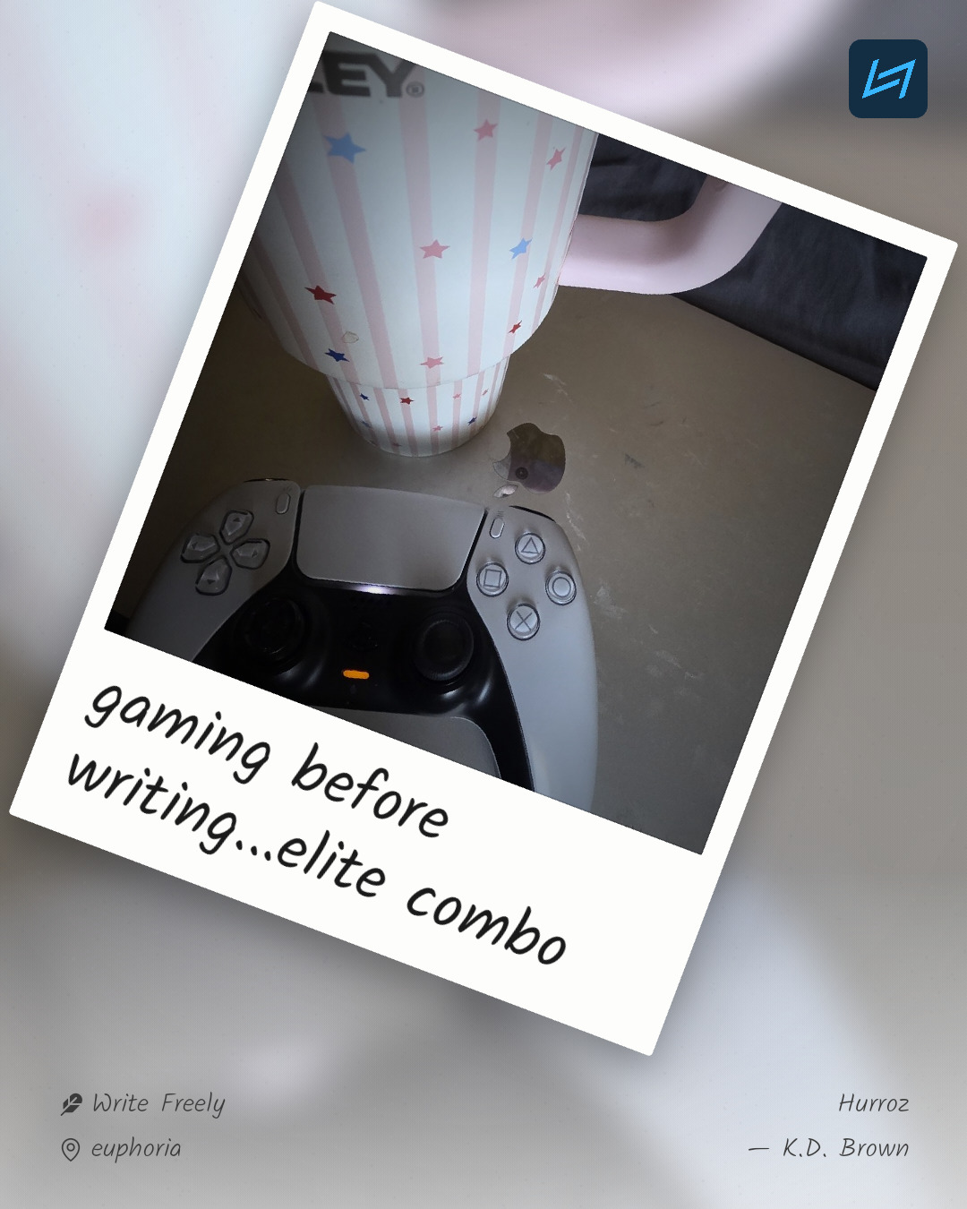 gaming before writing...elite combo