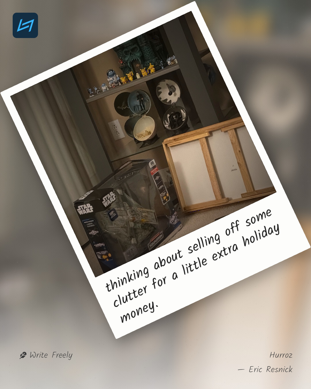 thinking about selling off some clutter for a little extra holiday money.