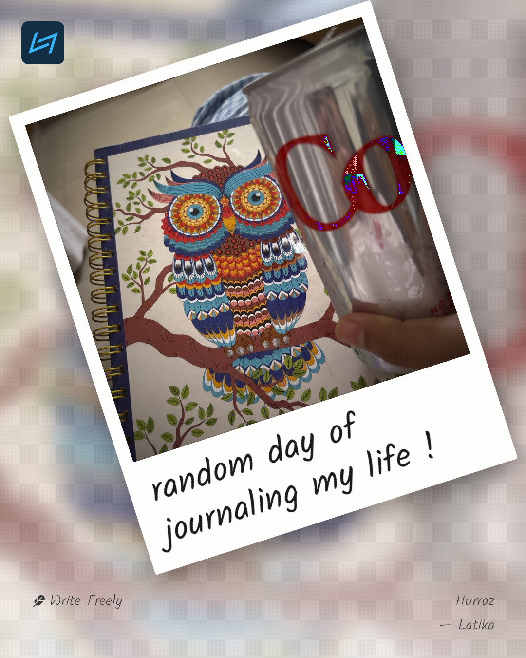 random day of journaling my life !