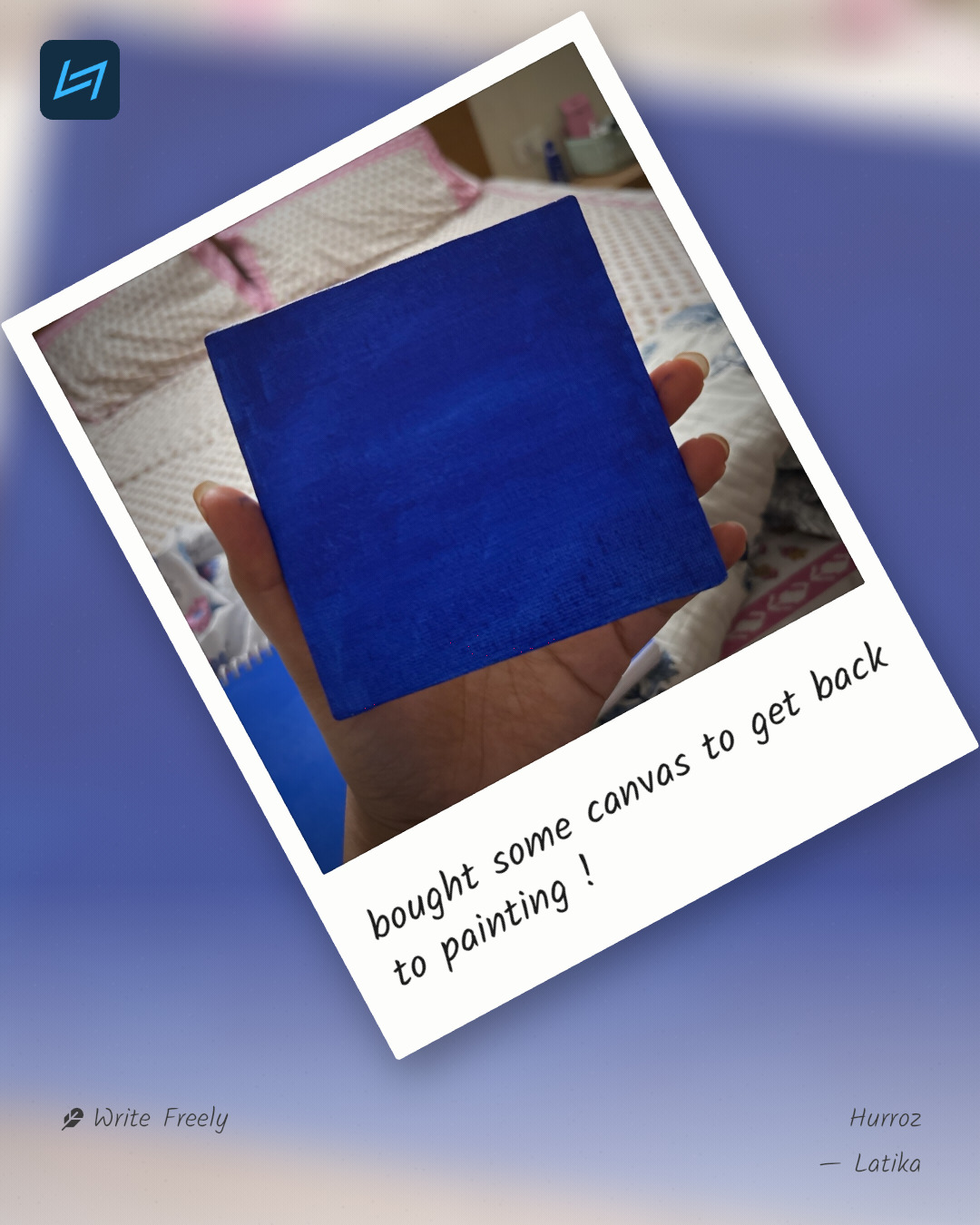 bought some canvas to get back to painting !