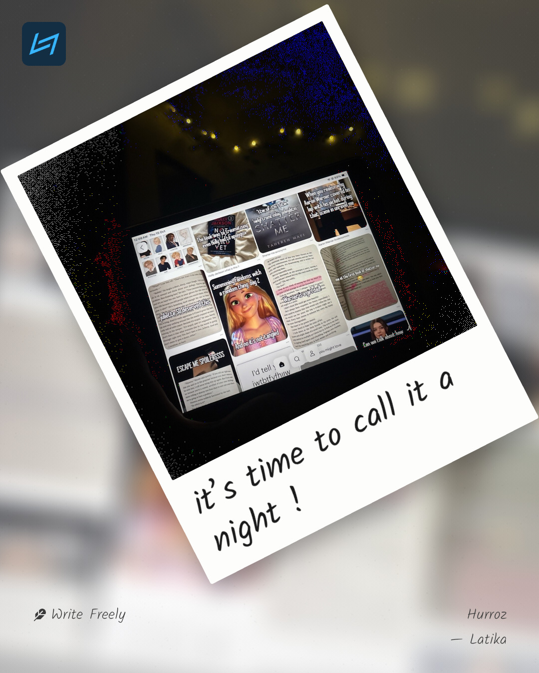 it’s time to call it a night !