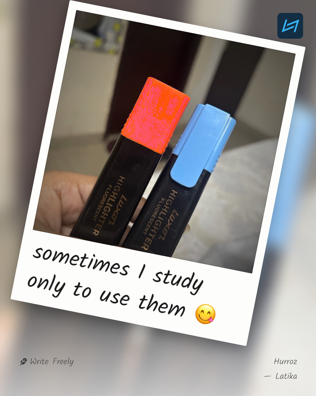sometimes I study only to use them 😋