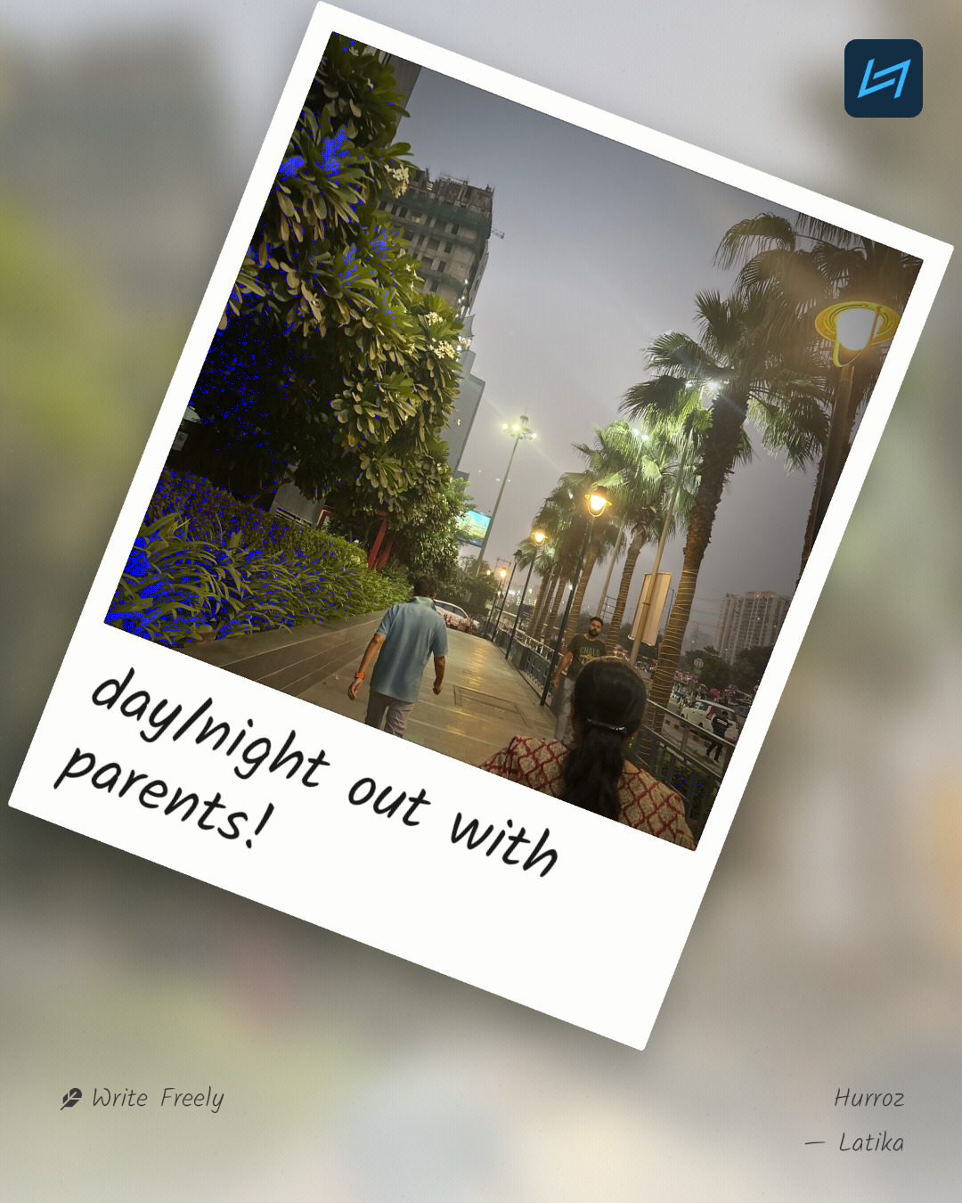 day/night out with parents!