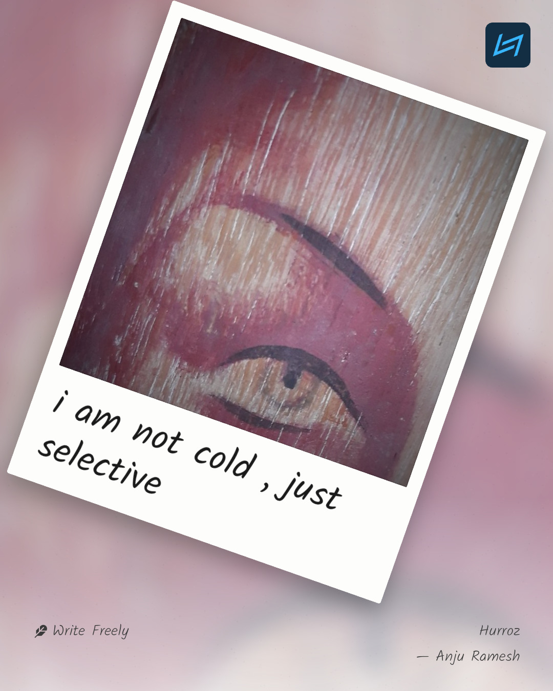 i am not cold , just selective