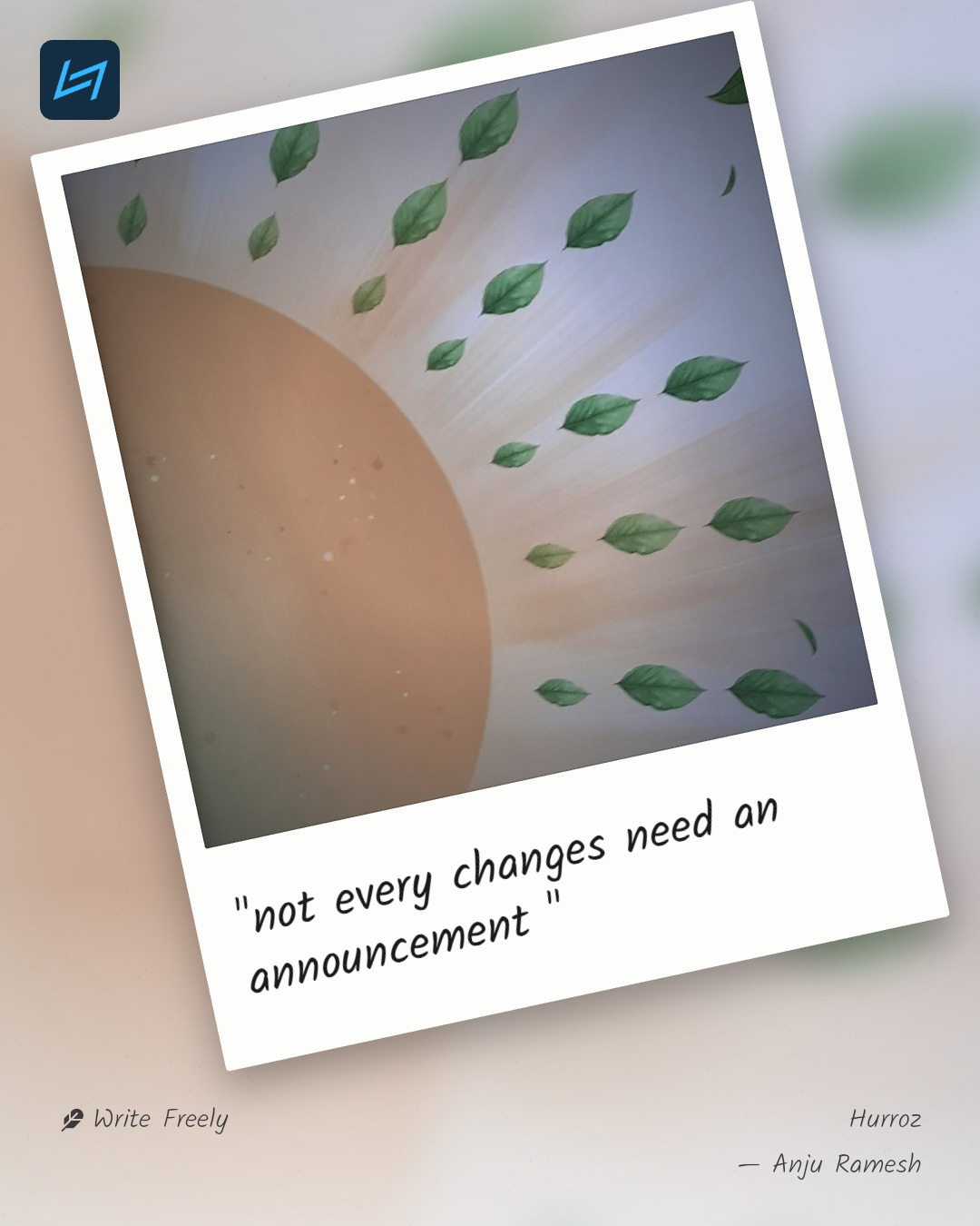 "not every changes need an announcement "