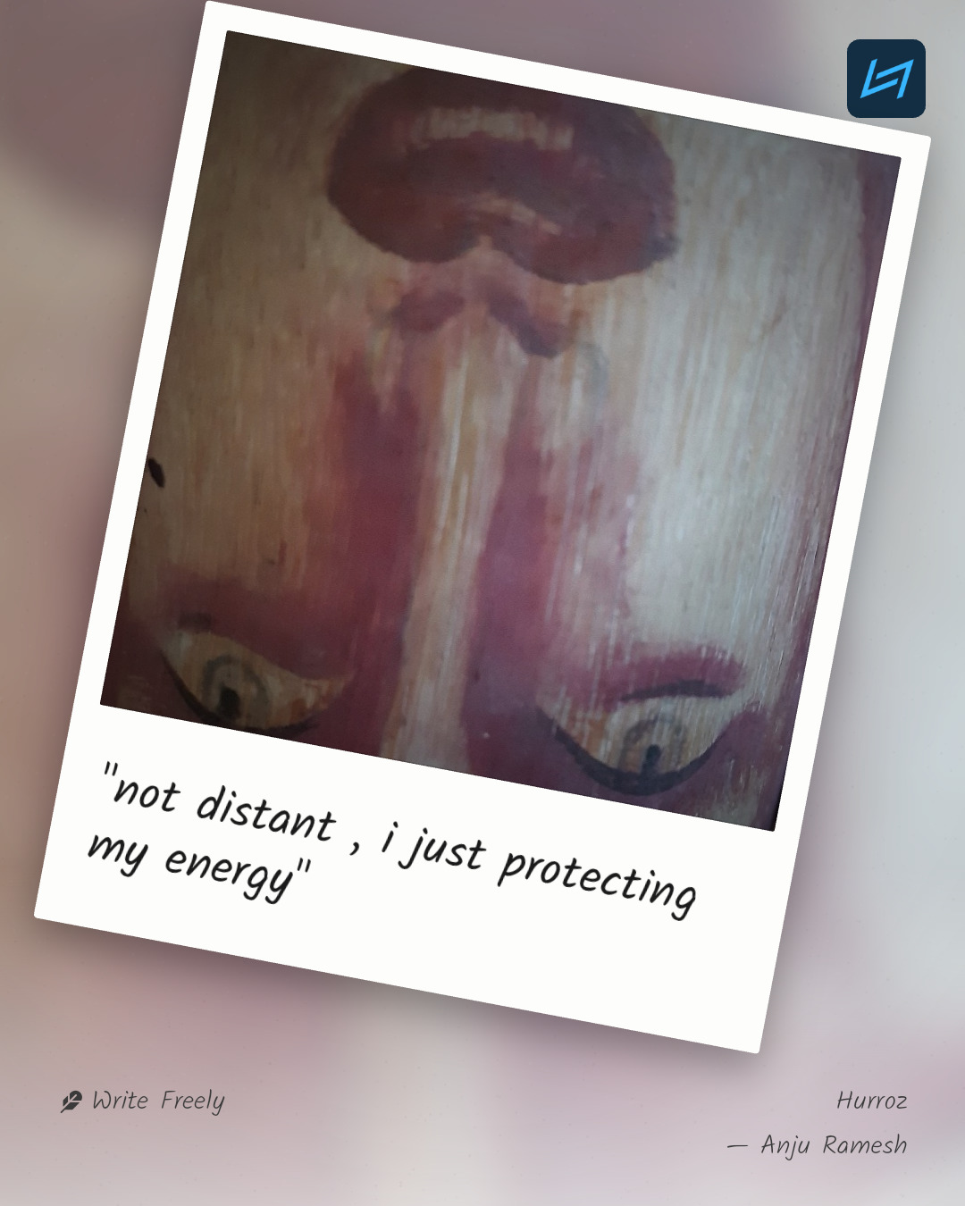 "not distant , i just protecting my energy"