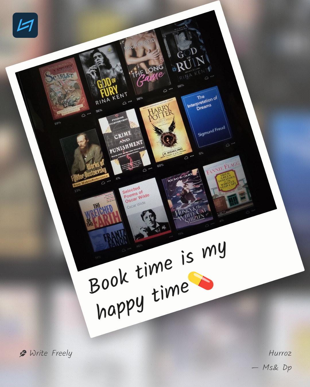 Book time is my happy time💊