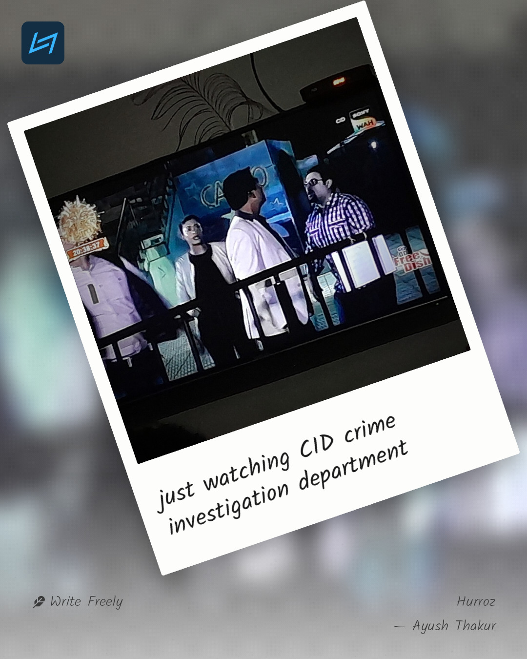 just watching CID crime investigation department