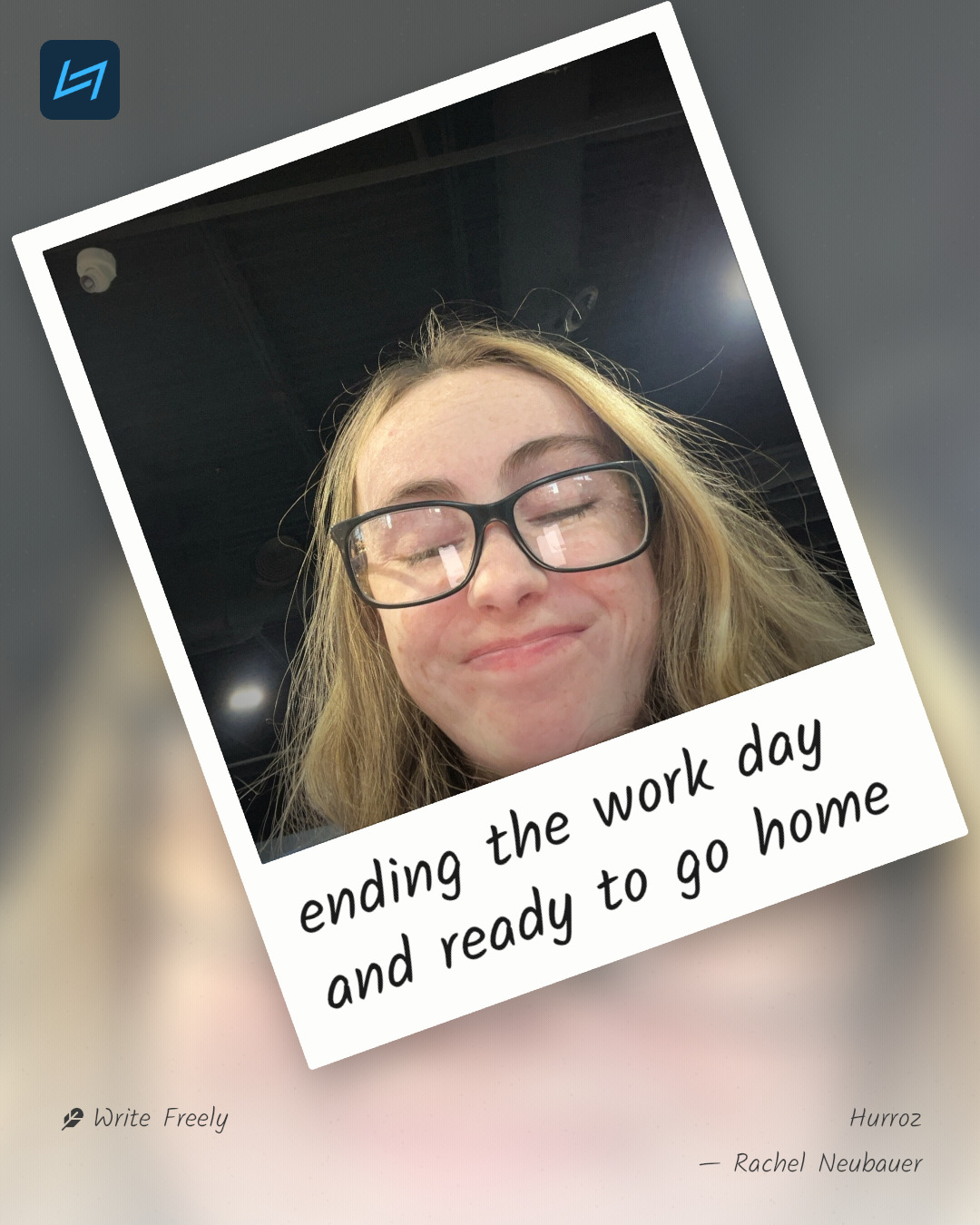 ending the work day and ready to go home