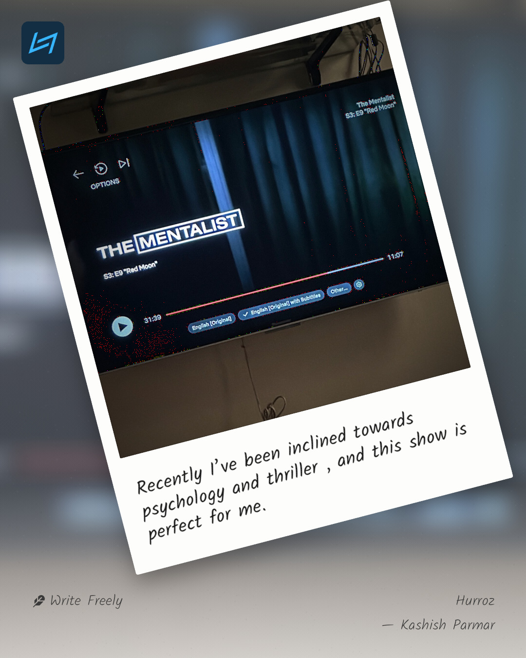 Recently I’ve been inclined towards psychology and thriller , and this show is perfect for me.