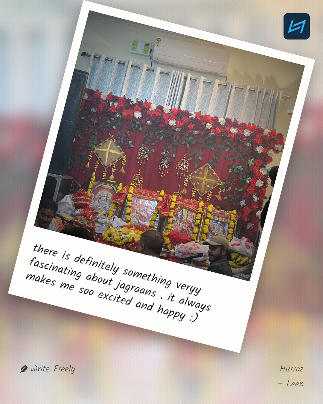 there is definitely something veryy fascinating about jagraans . it always makes me soo excited and happy :)