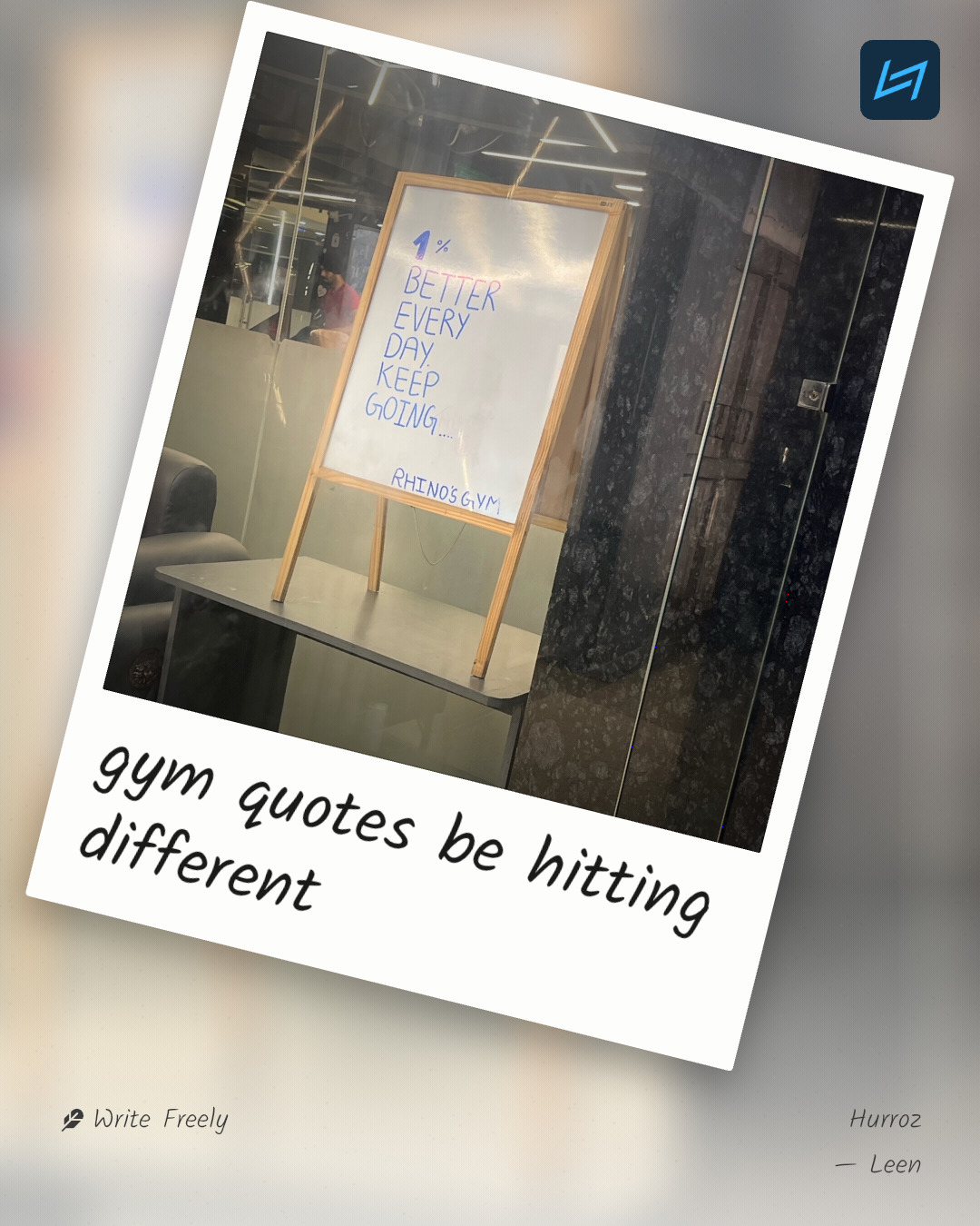 gym quotes be hitting different
