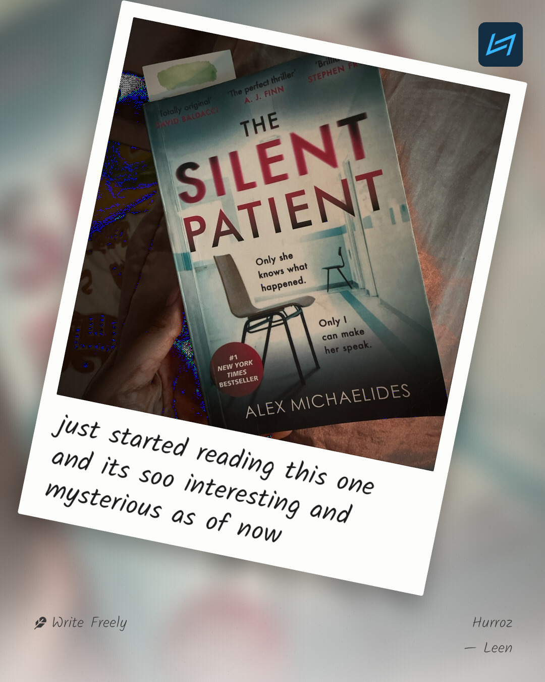 just started reading this one and its soo interesting and mysterious as of now