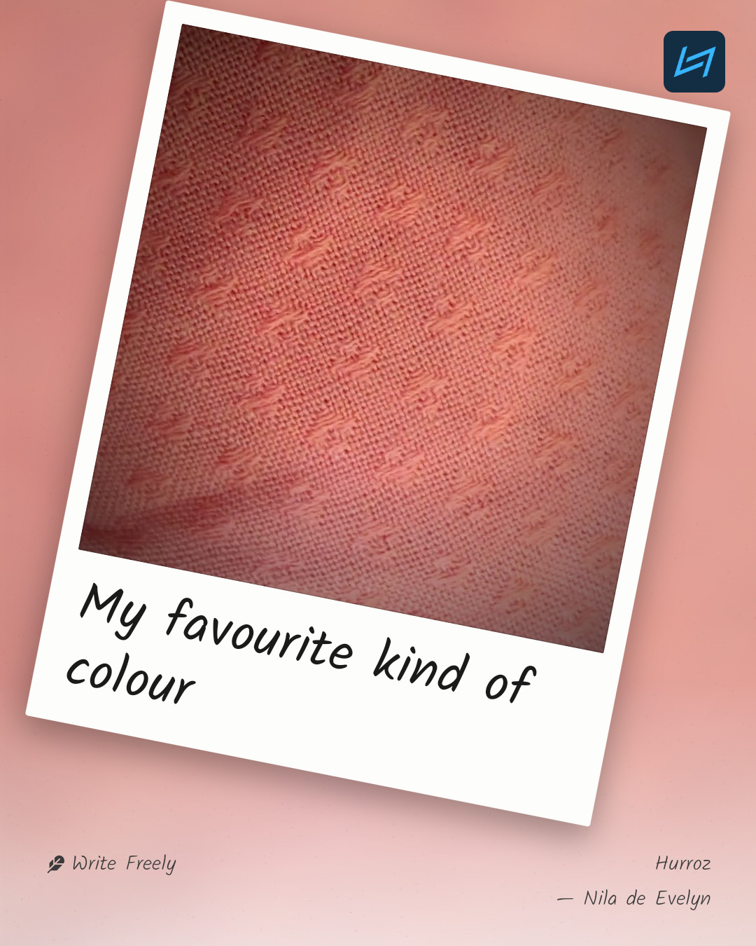 My favourite kind of colour