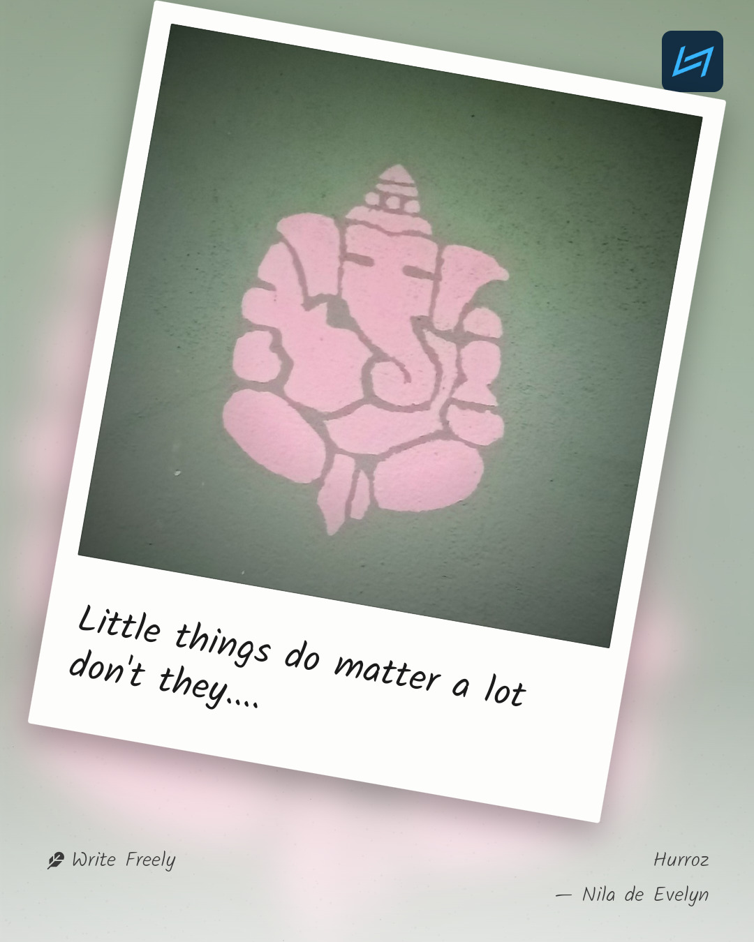 Little things do matter a lot don't they....