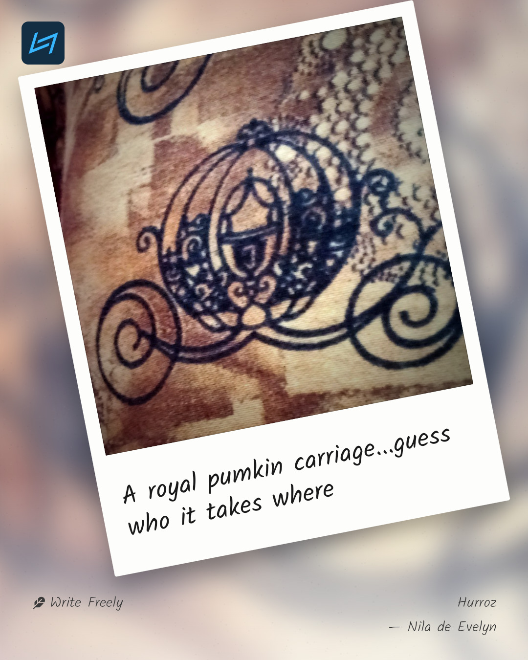 A royal pumkin carriage...guess who it takes where