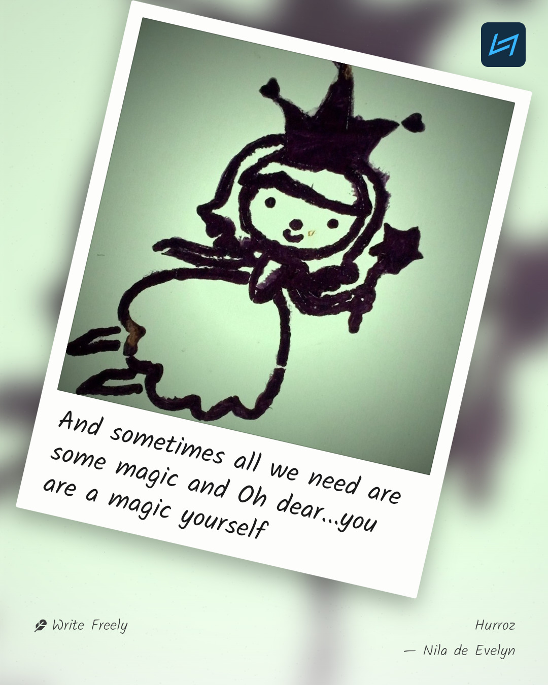 And sometimes all we need are some magic and Oh dear...you are a magic yourself