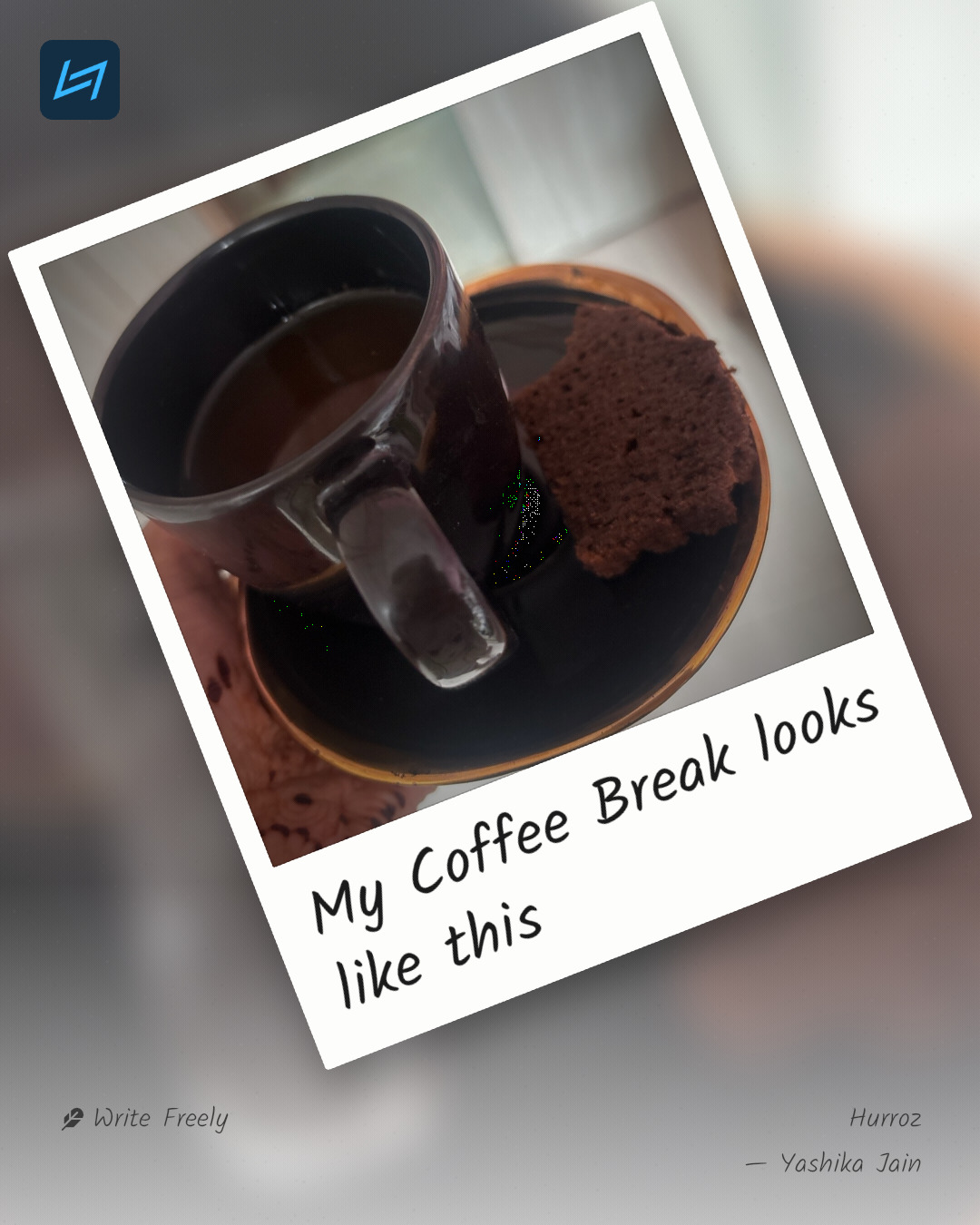 My Coffee Break looks like this