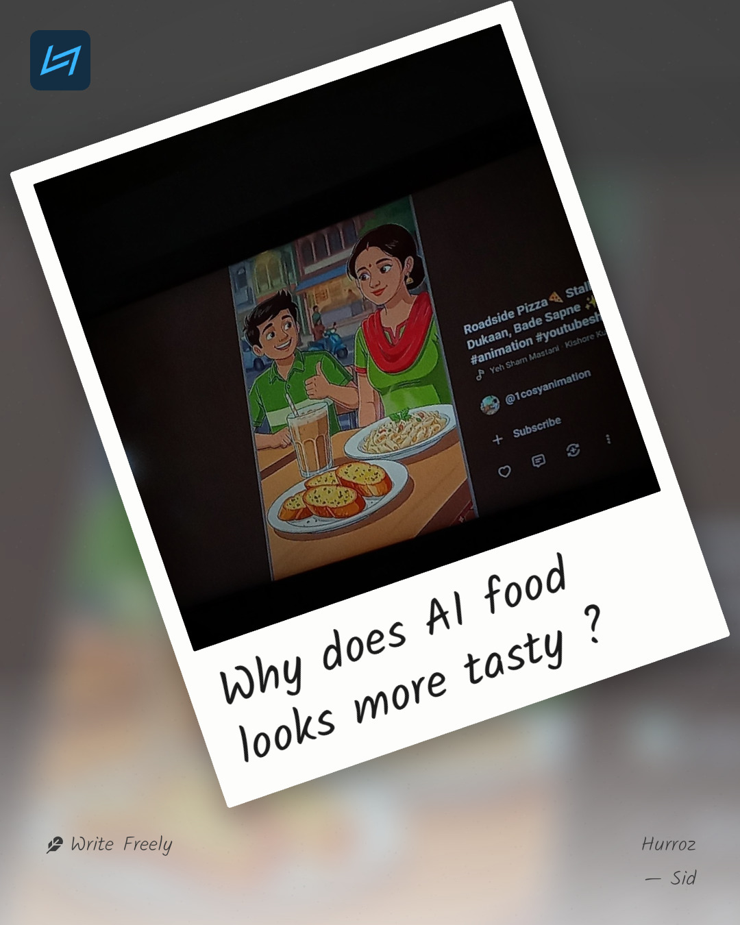 Why does AI food looks more tasty ?