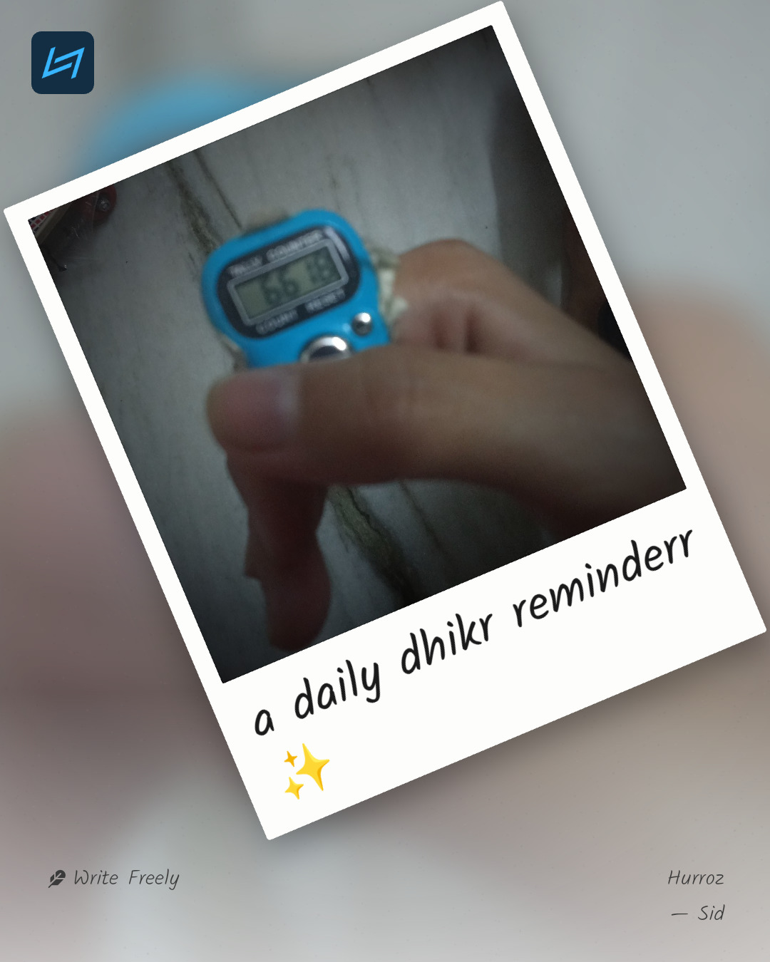 a daily dhikr reminderr ✨