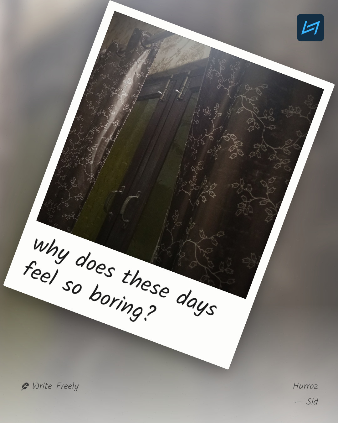why does these days feel so boring?