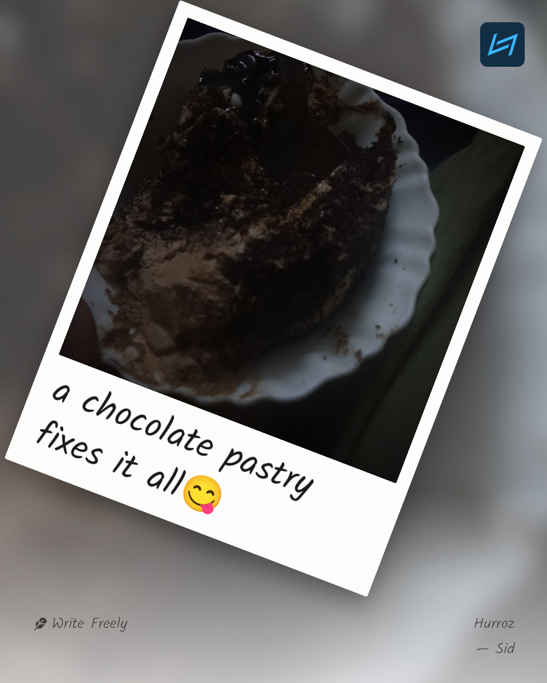 a chocolate pastry fixes it all😋