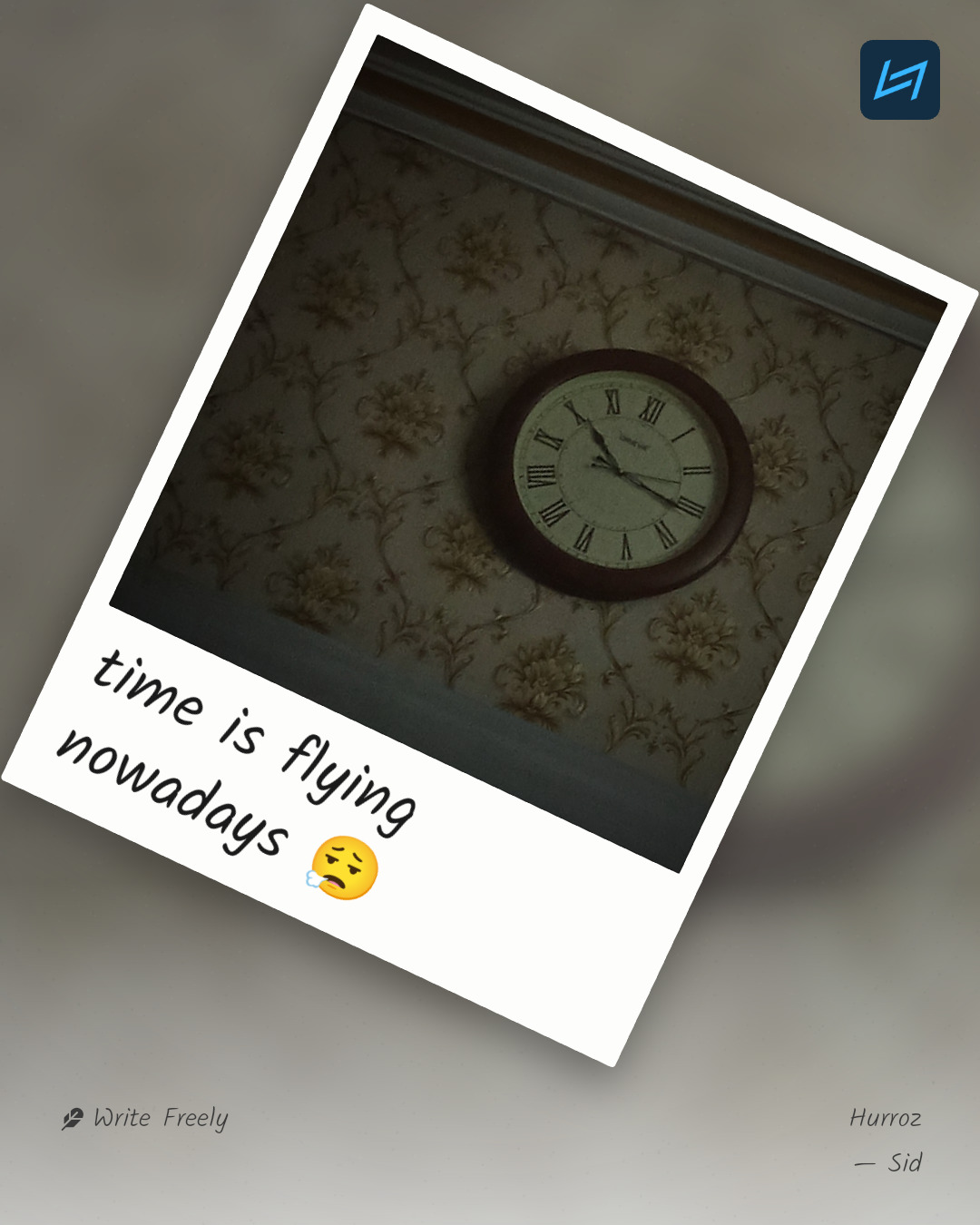time is flying nowadays 😮‍💨