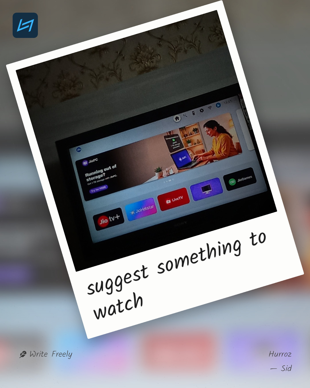 suggest something to watch