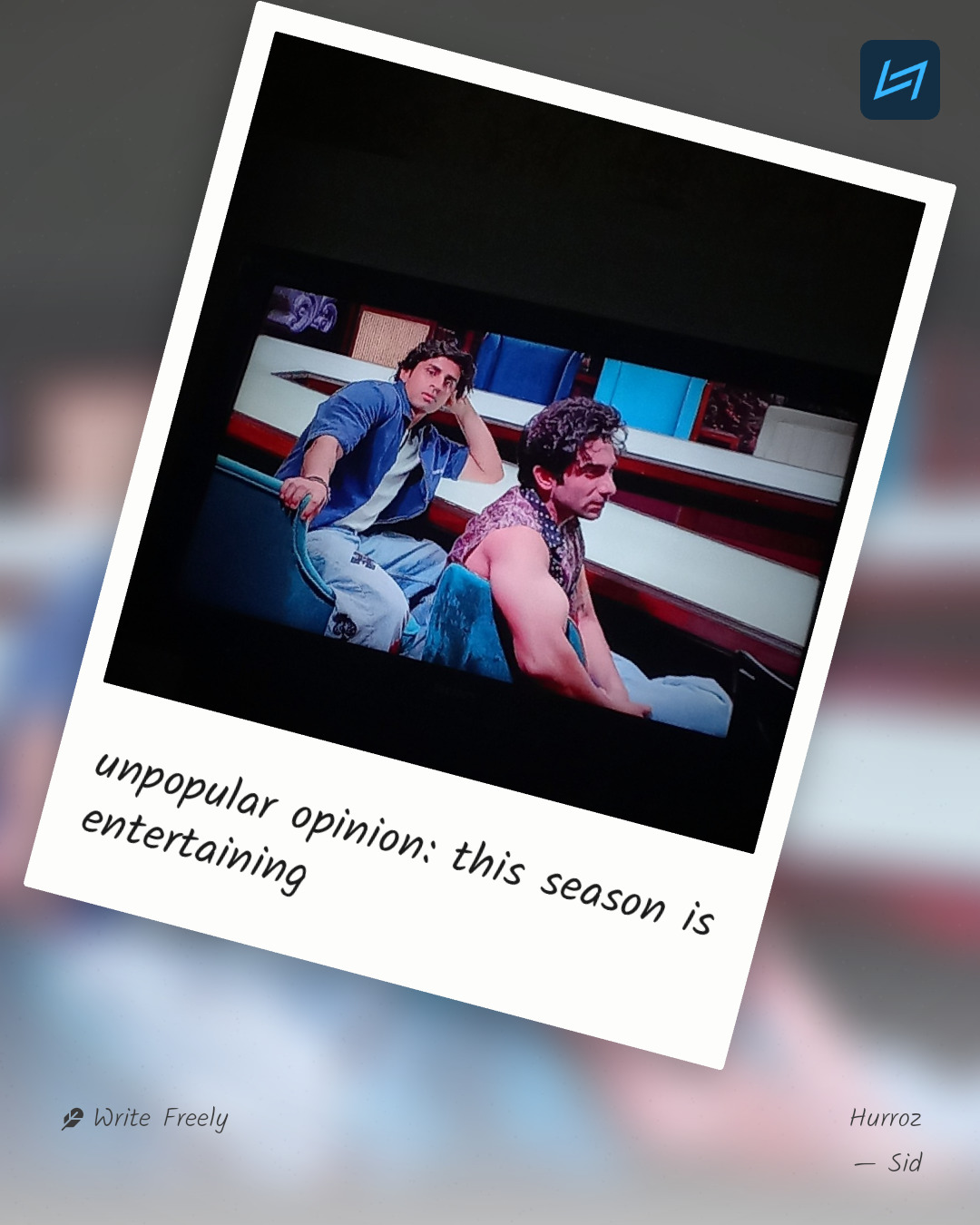 unpopular opinion: this season is entertaining