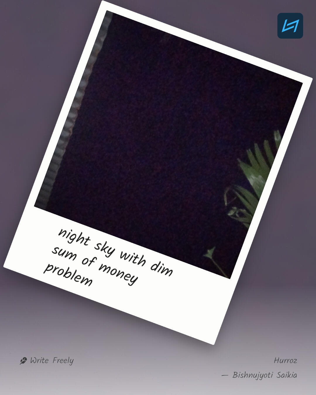 night sky with dim sum of money problem